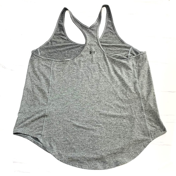 Under Armour Gray O Love Burpees Athletic Tank Top Size Medium/Large - Picture 4 of 7